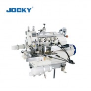 Automatic circular collar cylinder bed overlock sewing machine